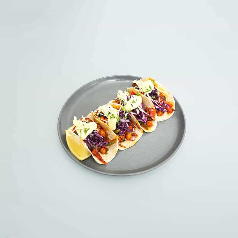 Veggies Chickpeas Tacos