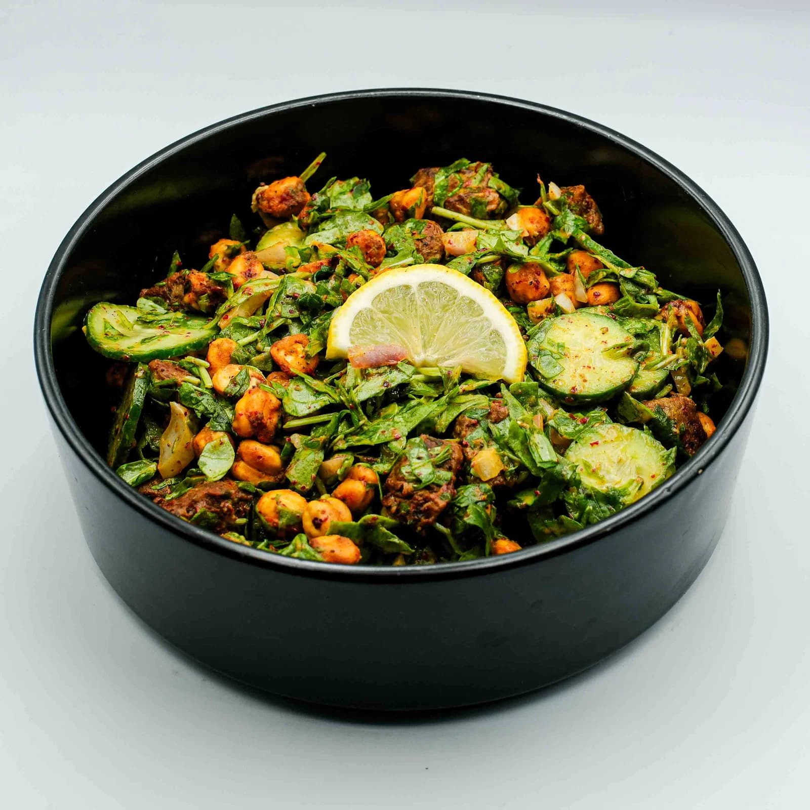 Steak & Crispy Chickpea Salad