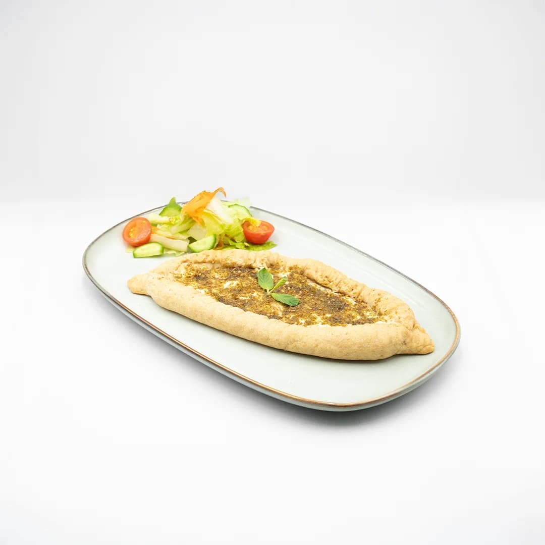 Labneh and Zaatar Manakish
