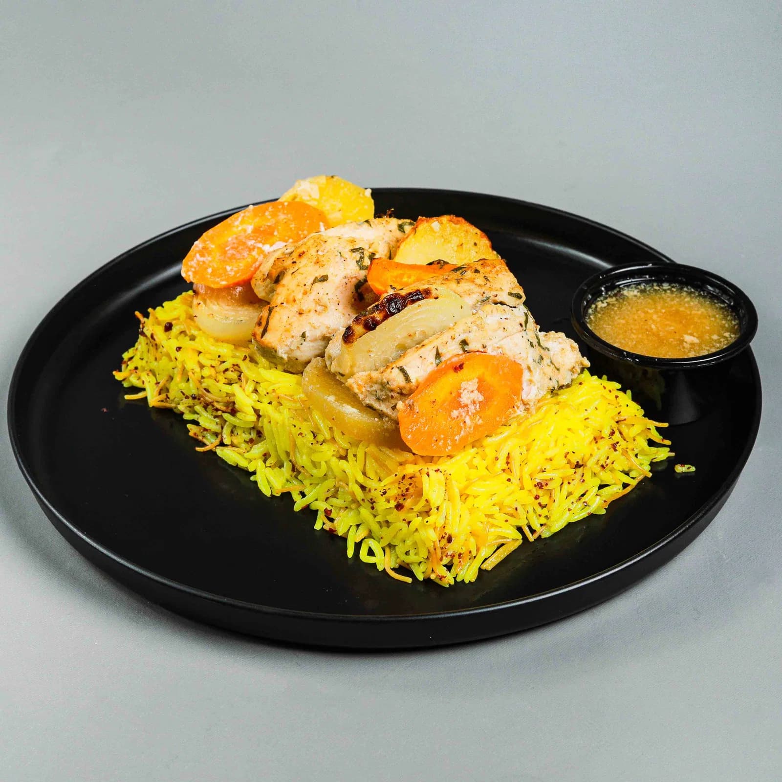 middle eastern chicken with sumac rice 