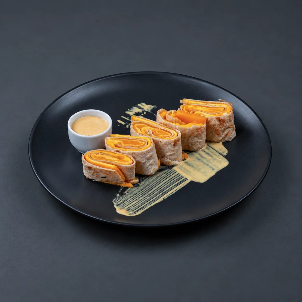 Golden Egg and Cheese Breakfast Roll