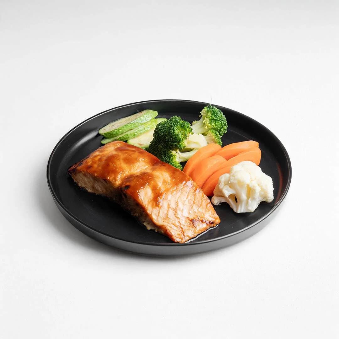 Salmon Teriyaki with Vegetables