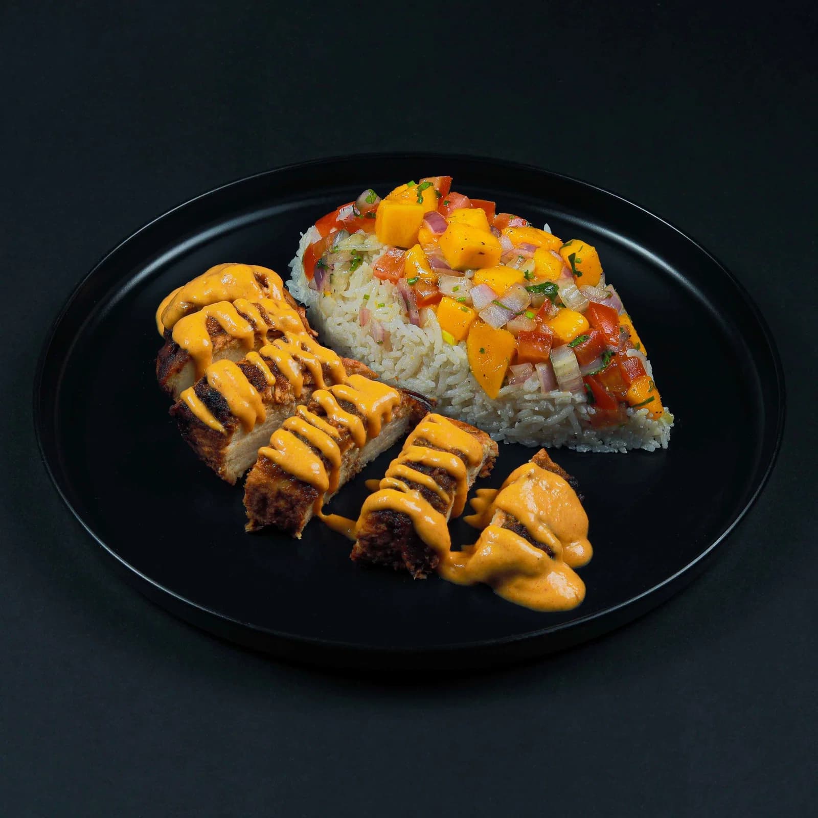 Caribbean Mango Jerk Chicken