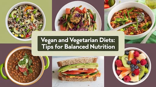 Vegan and Vegetarian Diets: Tips for Balanced Nutrition